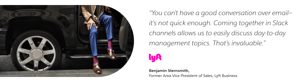 Testimonials Section @Slack