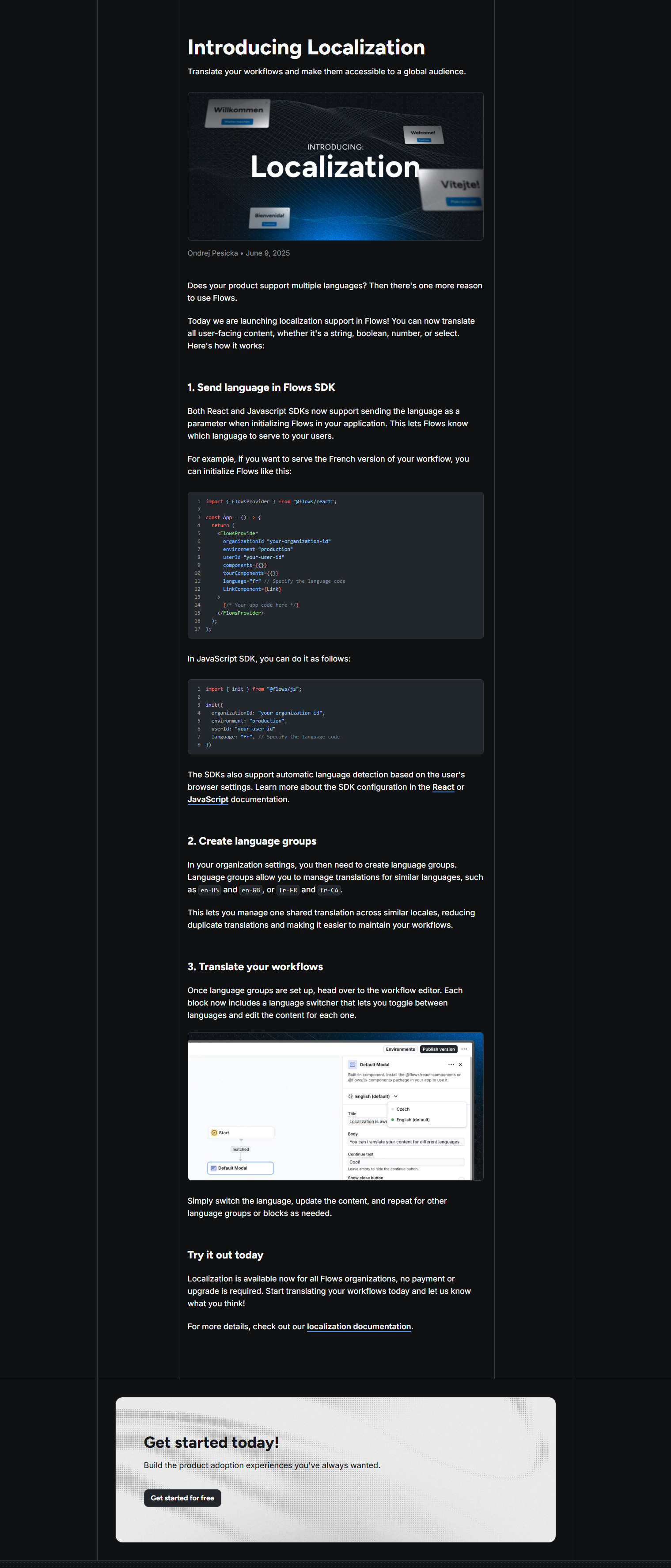 Blog Post @Flows