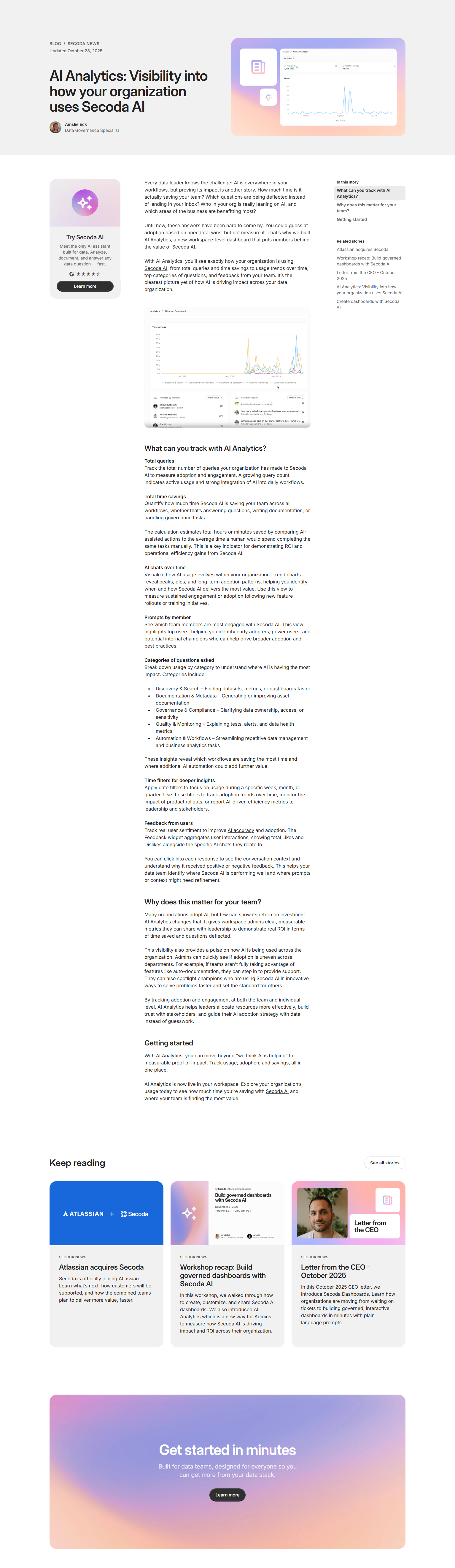 Blog Post @Secoda