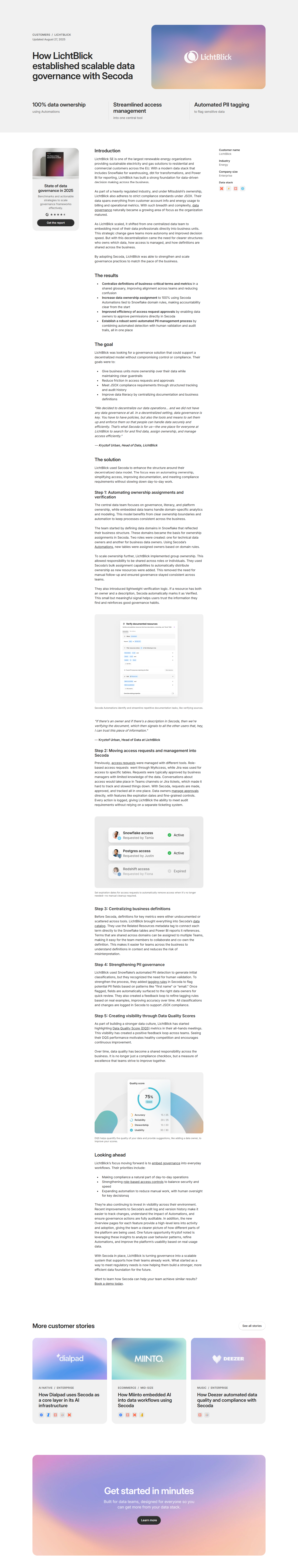 Case Study @Secoda