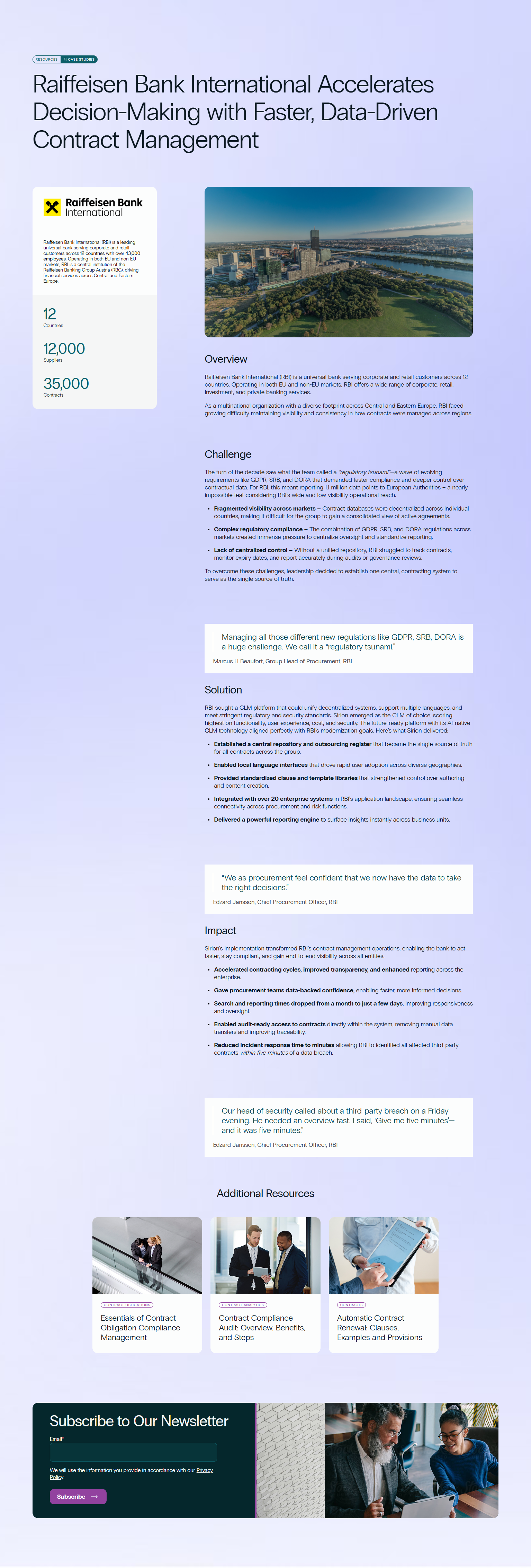 Case Study @Sirion