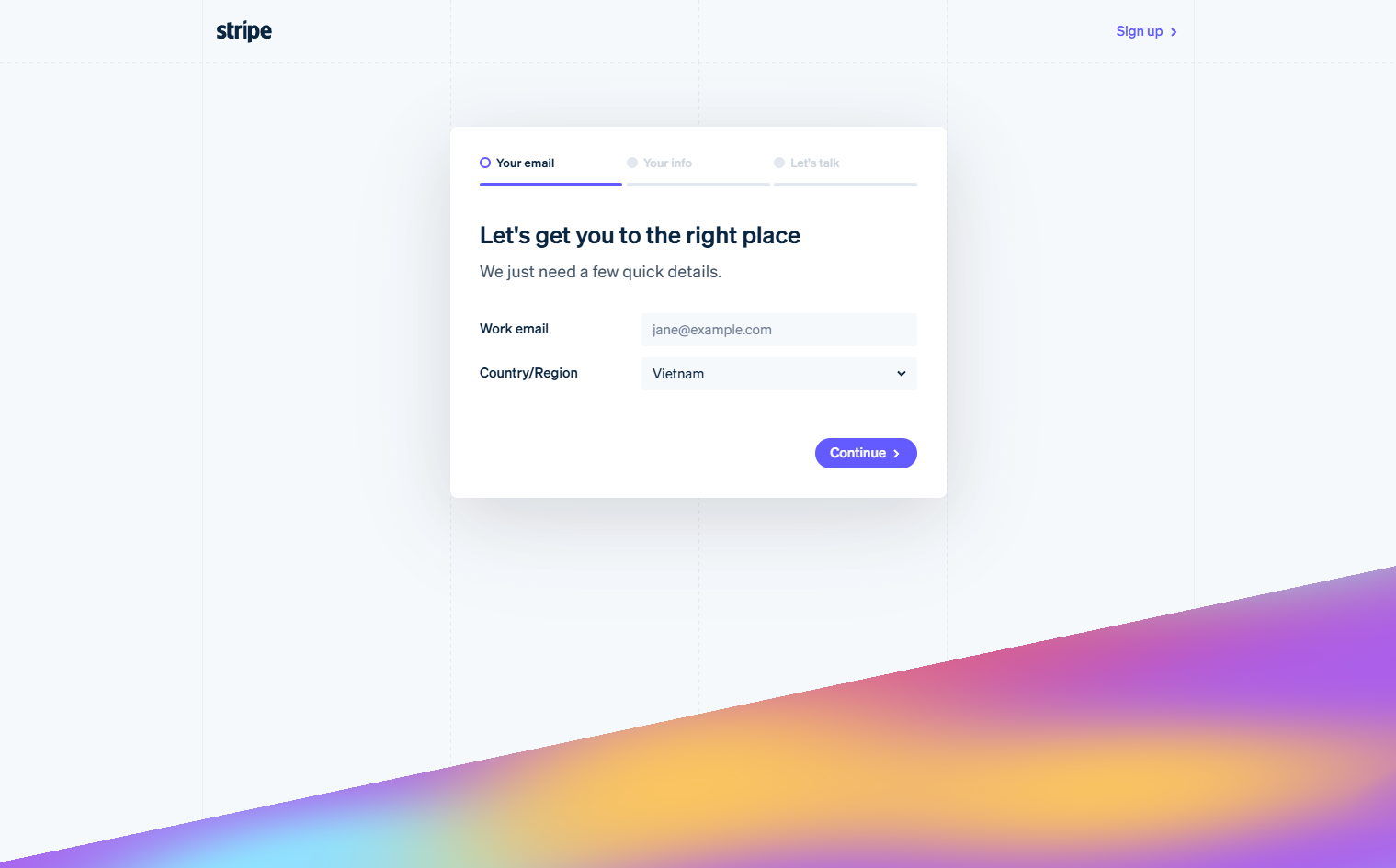 Contact Sales @Stripe