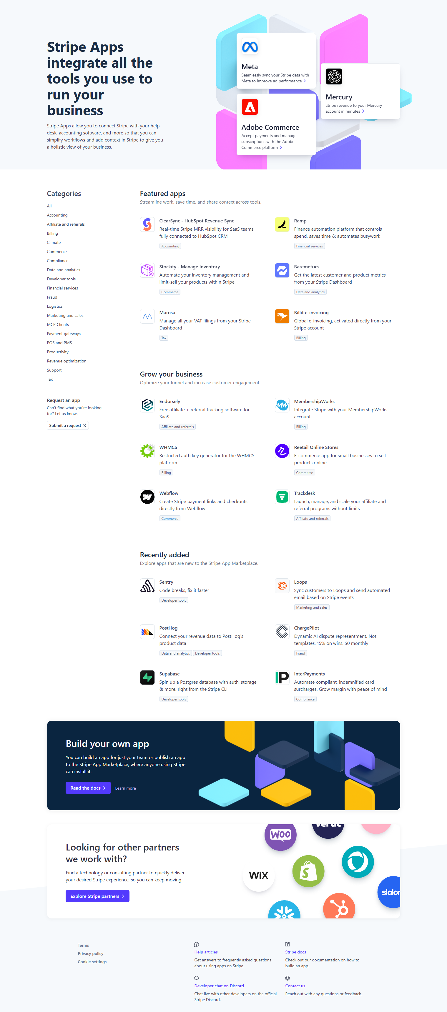 Integrations @Stripe