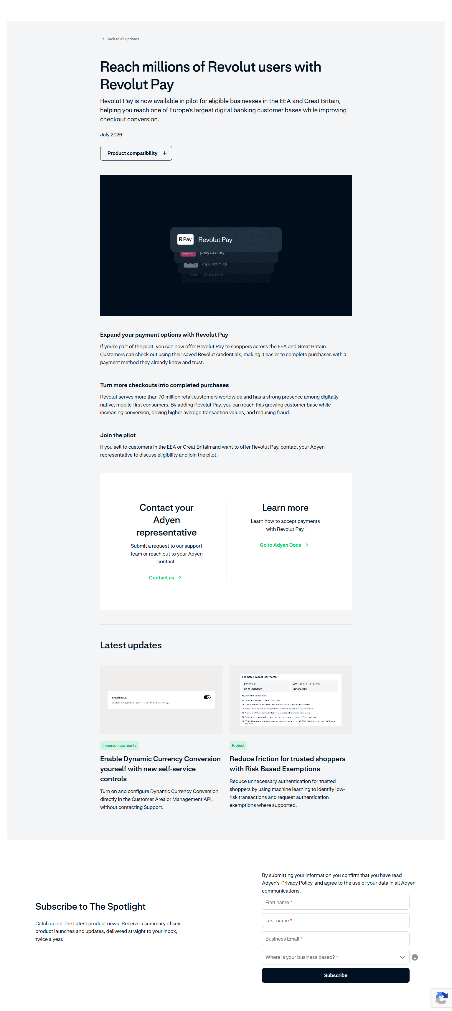 Blog Post @Adyen