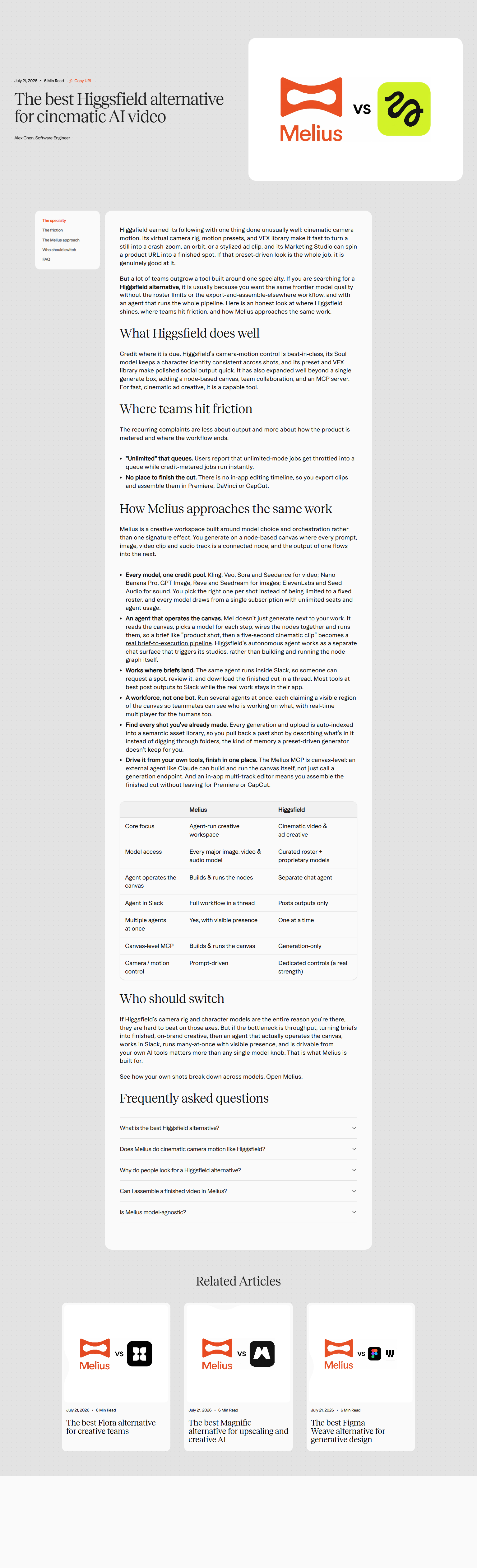 Blog Post @Melius