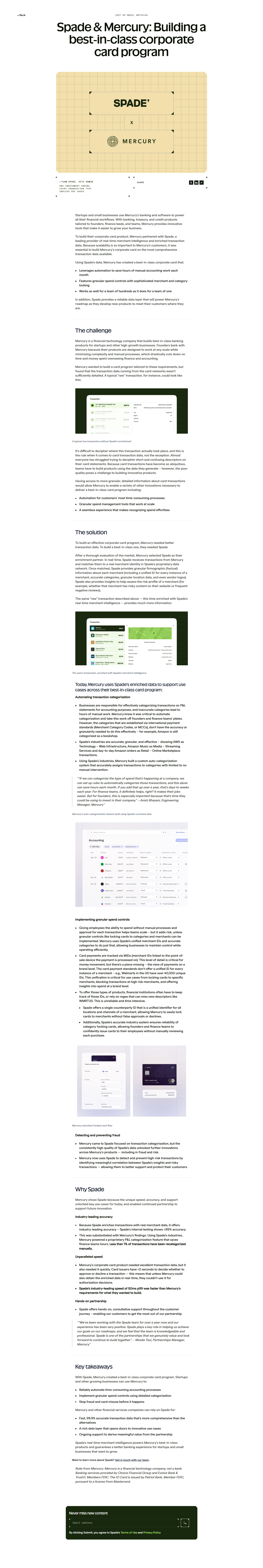 Blog Post @Spade