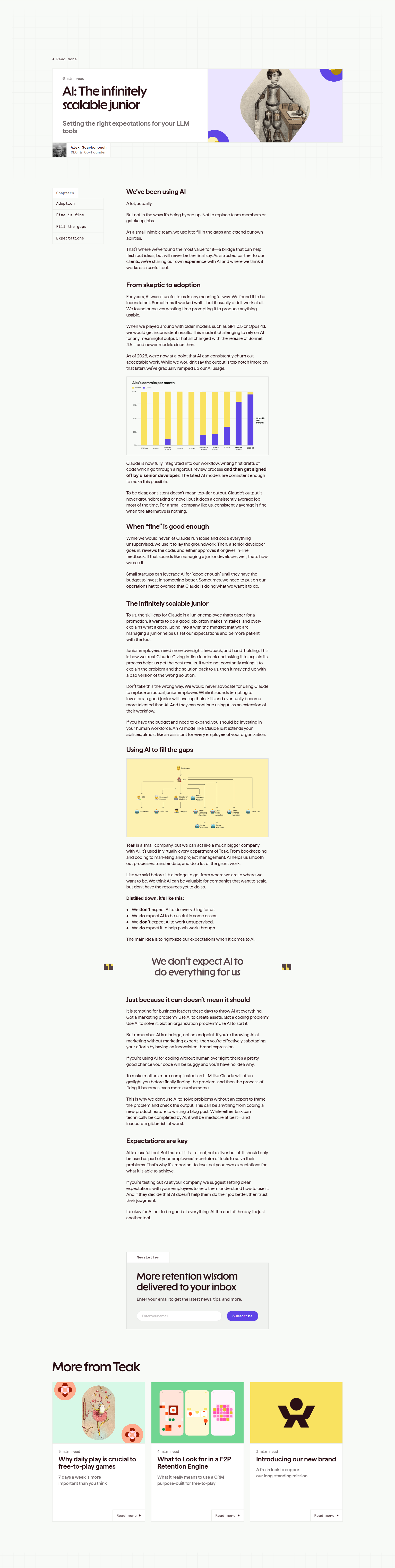 Blog Post @Teak