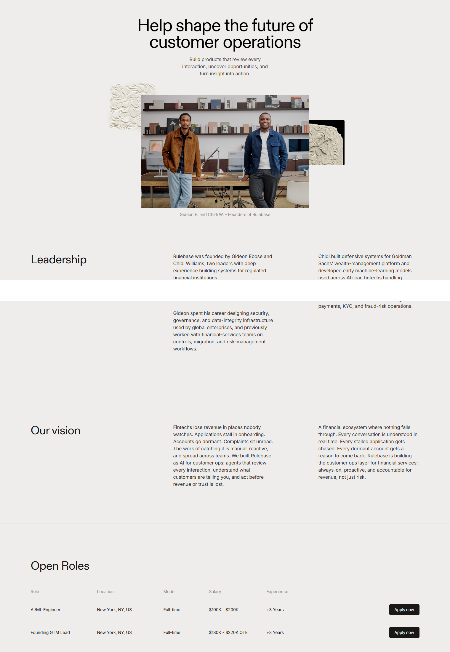 Careers @Rulebase