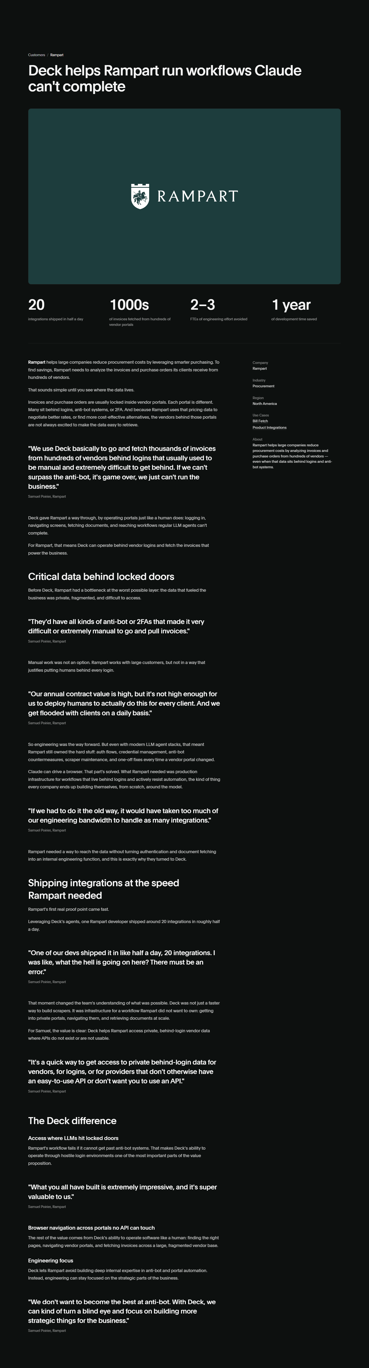 Case Study @Deck
