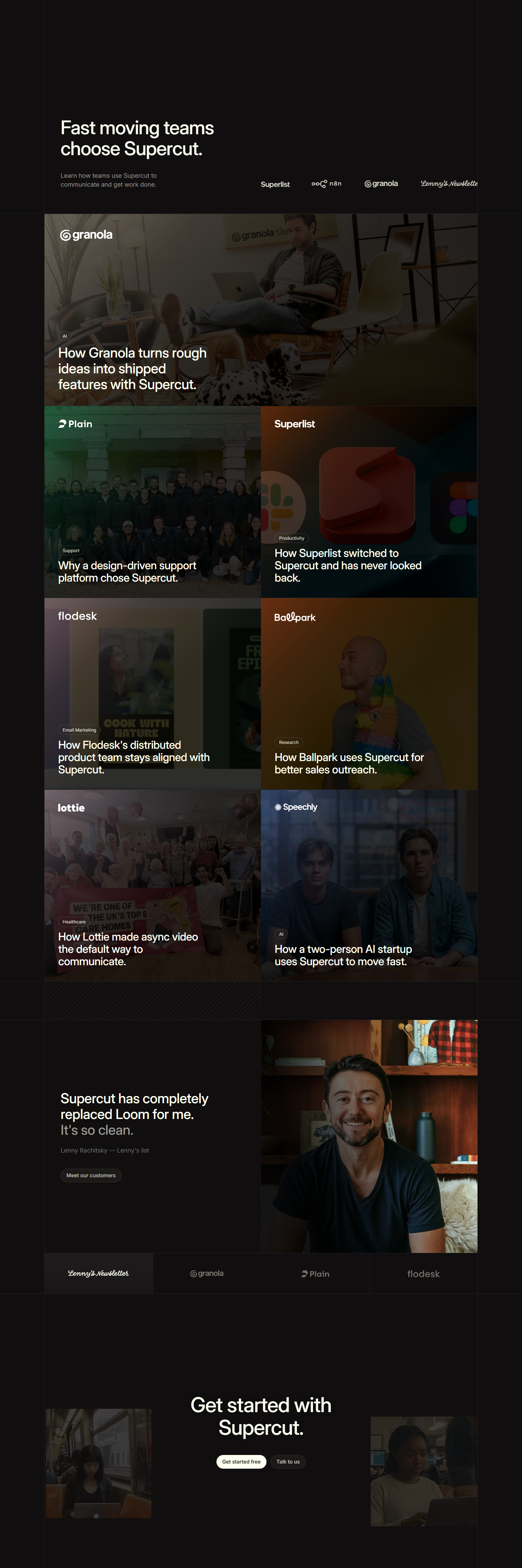 Case Study Index @Supercut