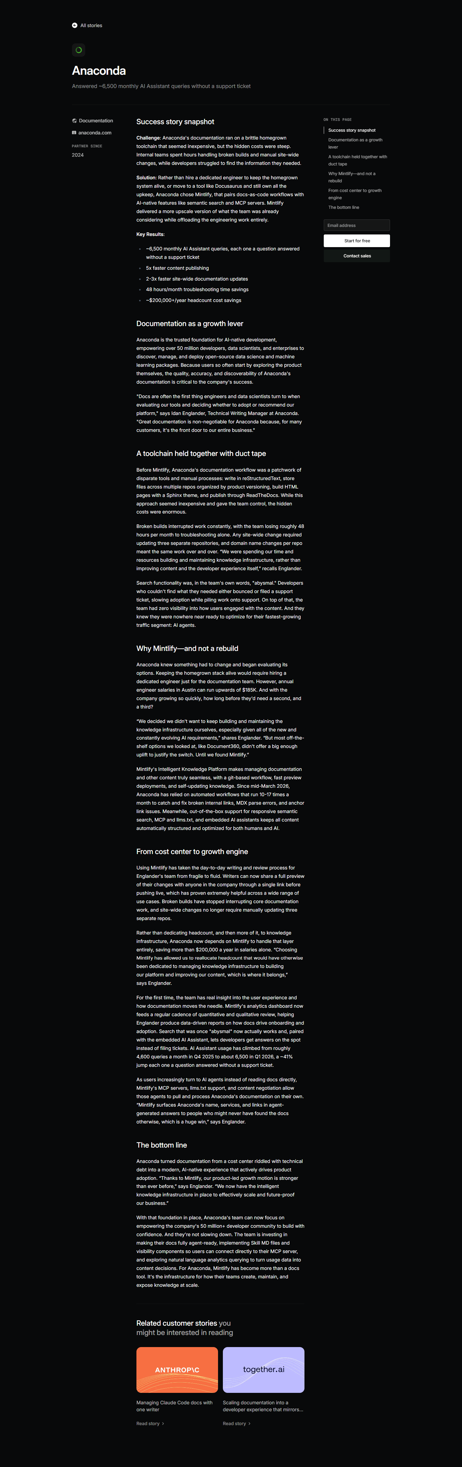 Case Study @Mintlify
