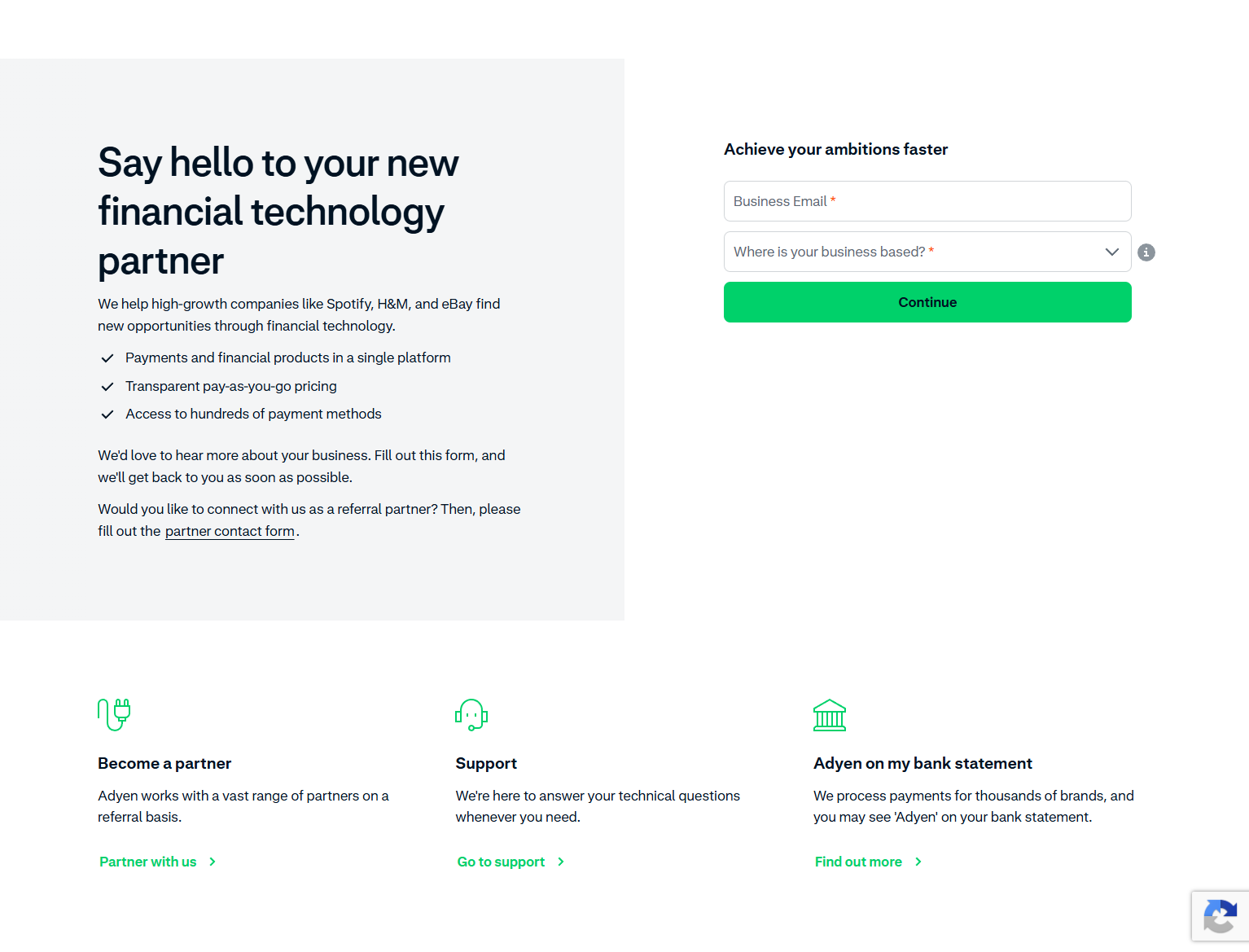 Contact Sales @Adyen