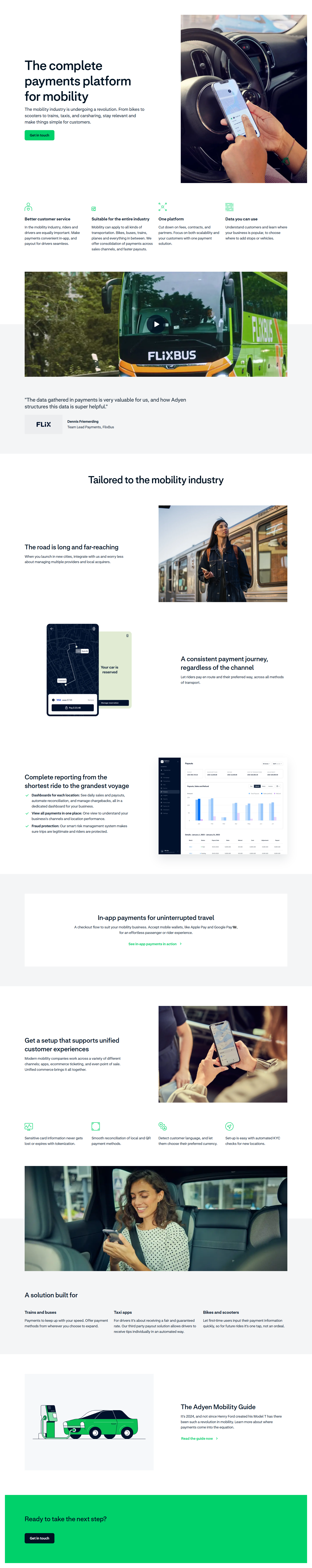 Features @Adyen
