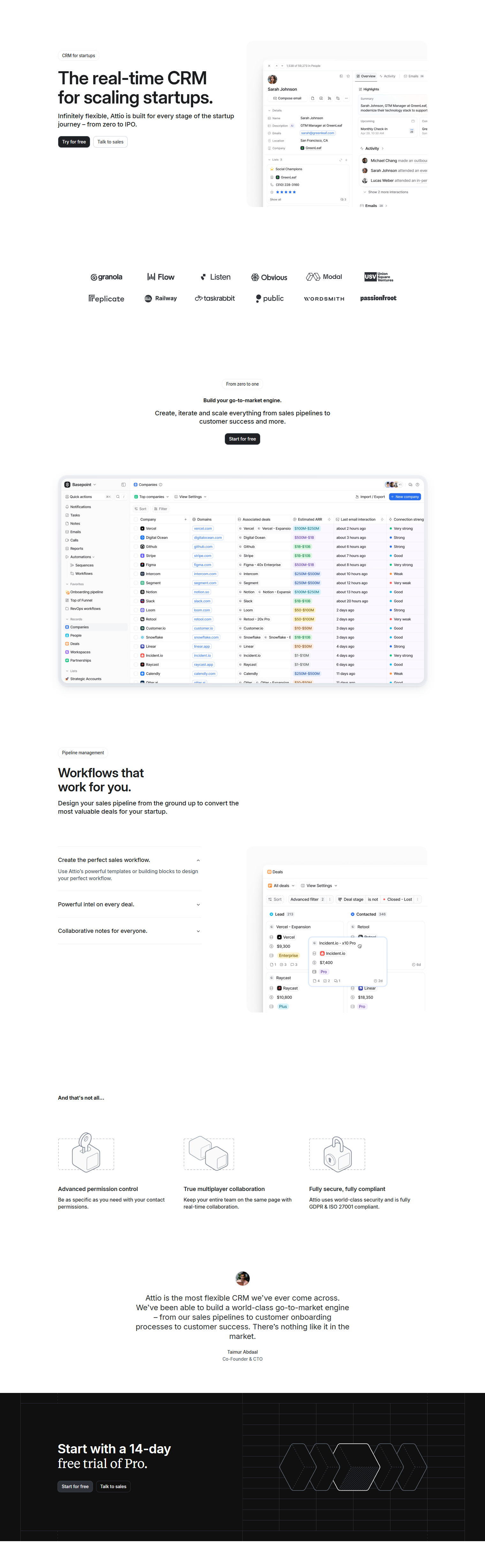 Features @Attio