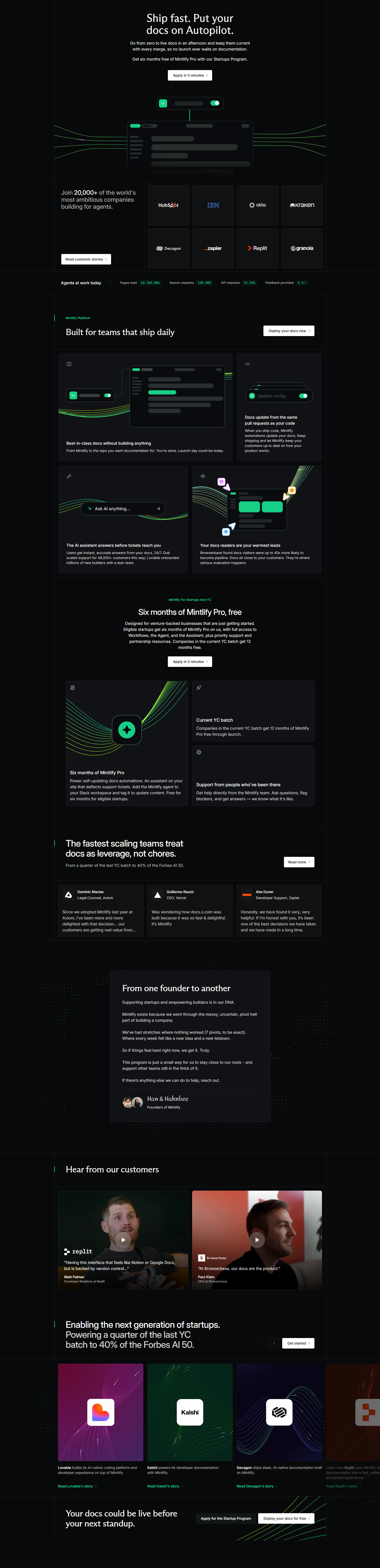 Features @Mintlify