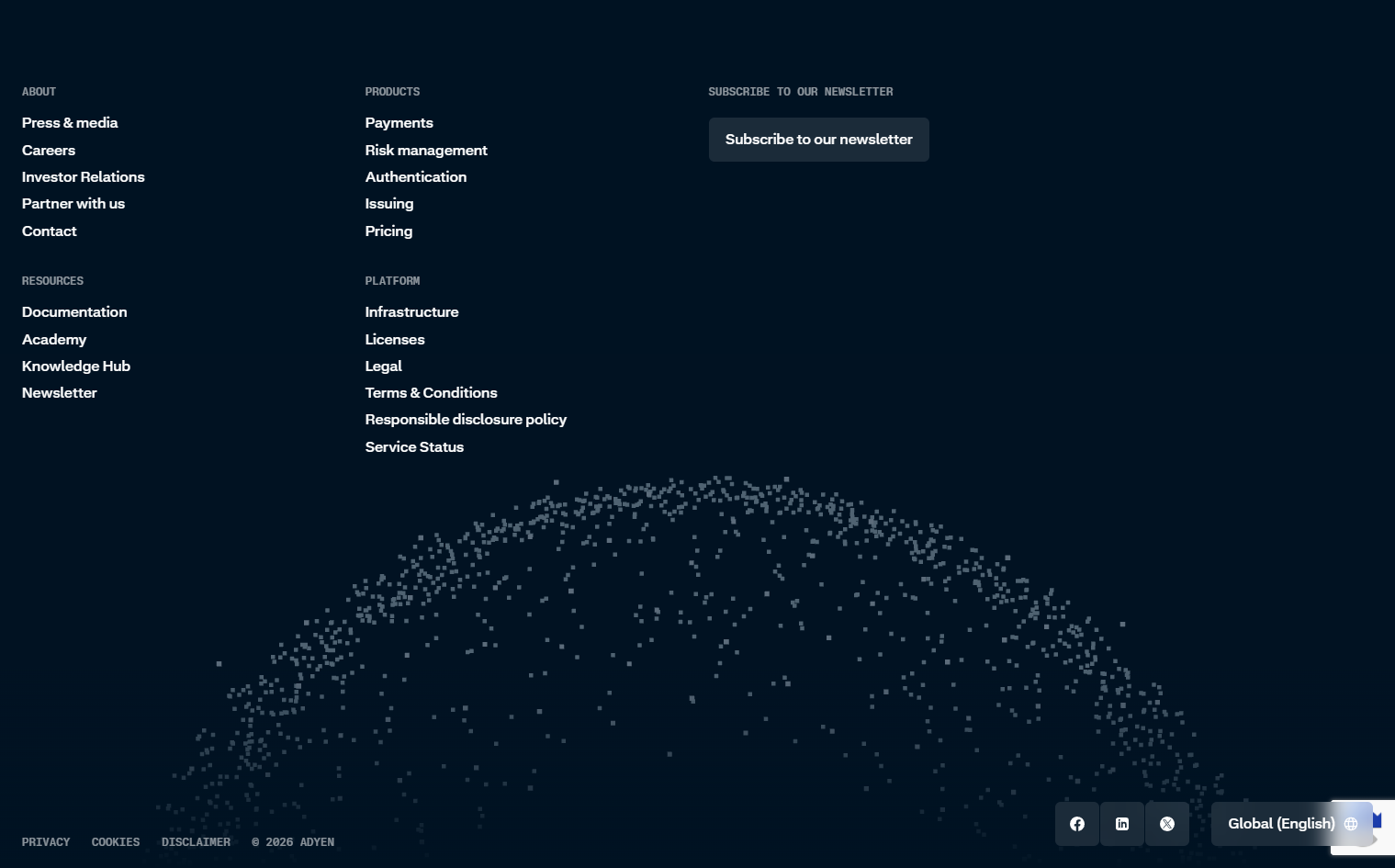 Footer @Adyen