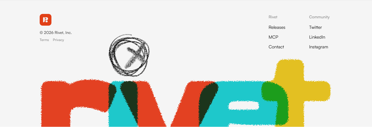 Footer @Rivet
