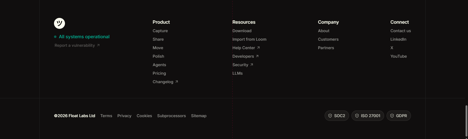 Footer @Supercut