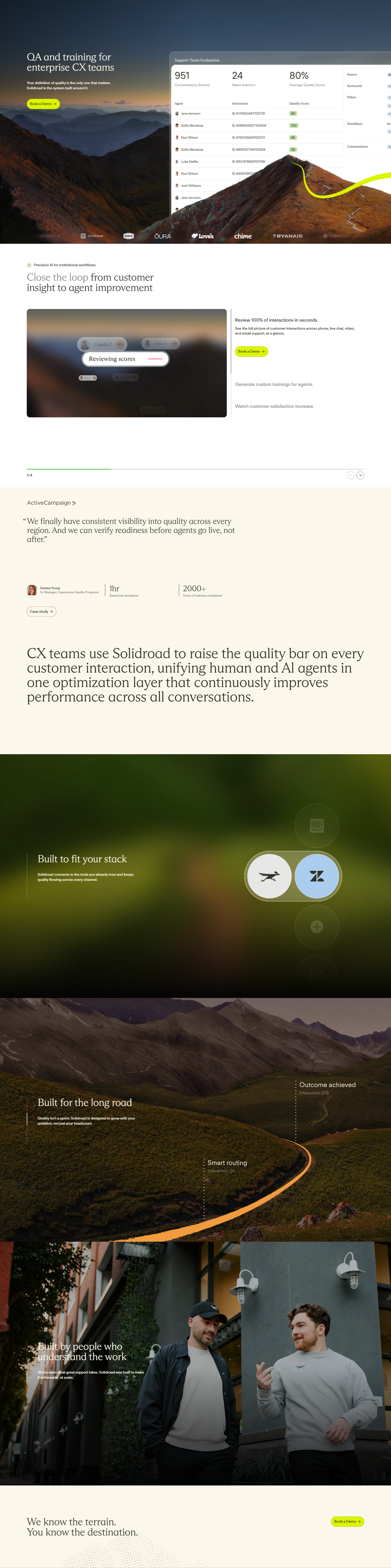 Landing Page @Solidroad