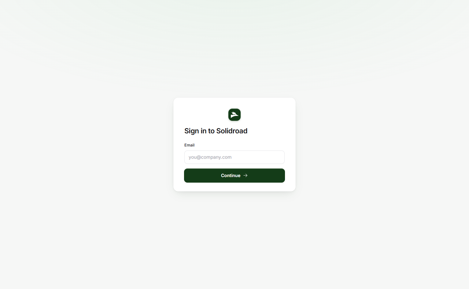 Login @Solidroad