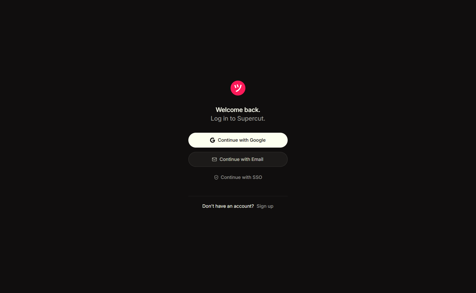 Login @Supercut