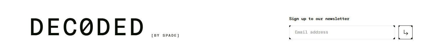 Newsletter Signup @Spade