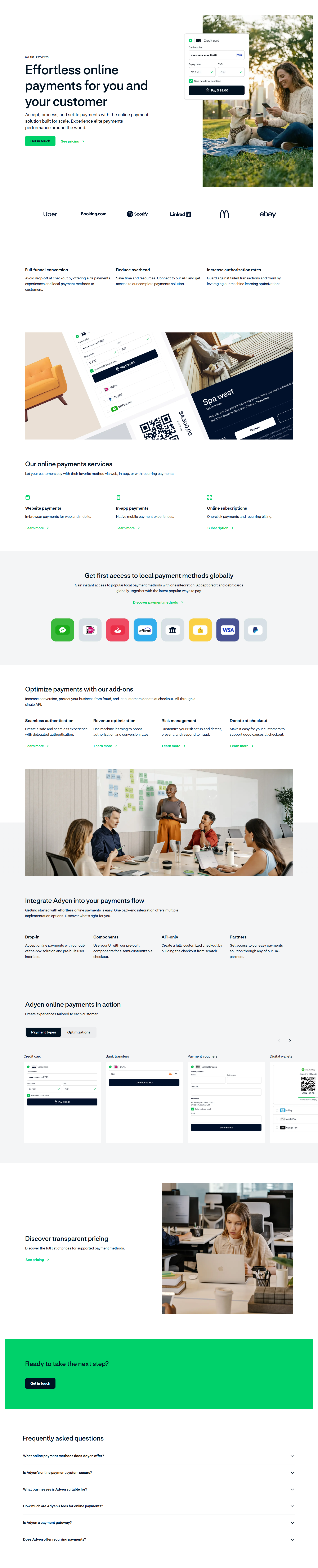 Product Page @Adyen
