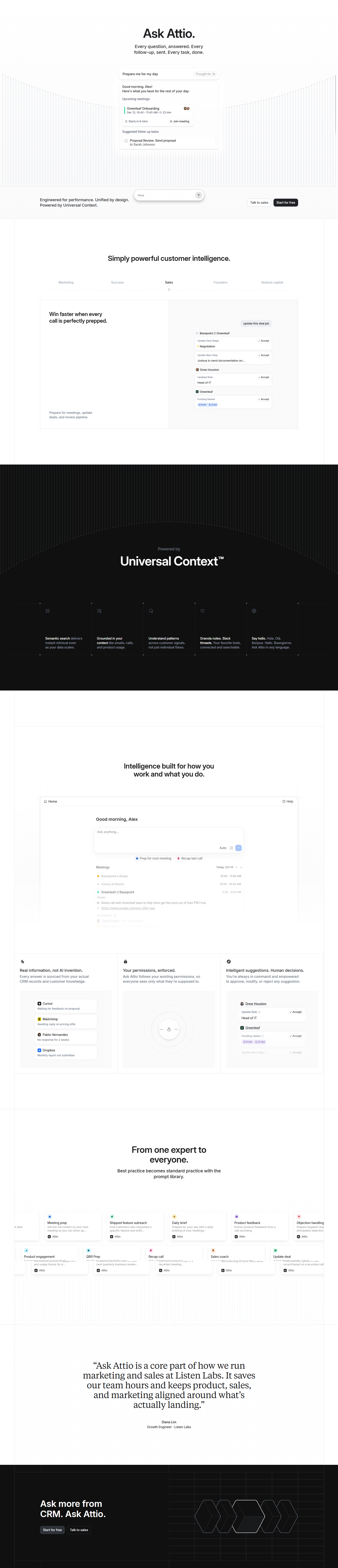 Product Page @Attio