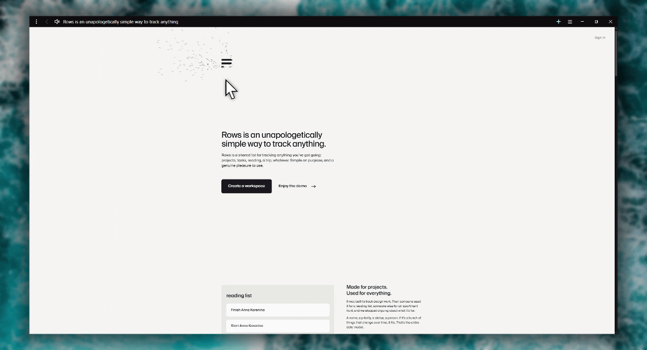 Logo Hover Partical Animation @ROWS.GG