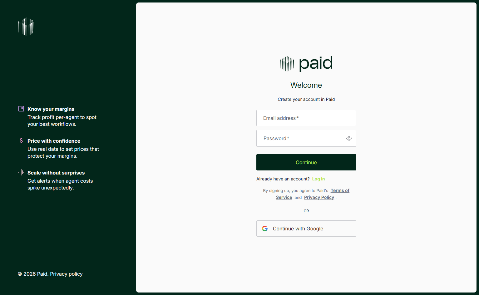 Signup @Paid