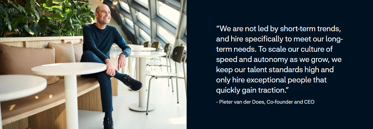 Testimonials Section @Adyen