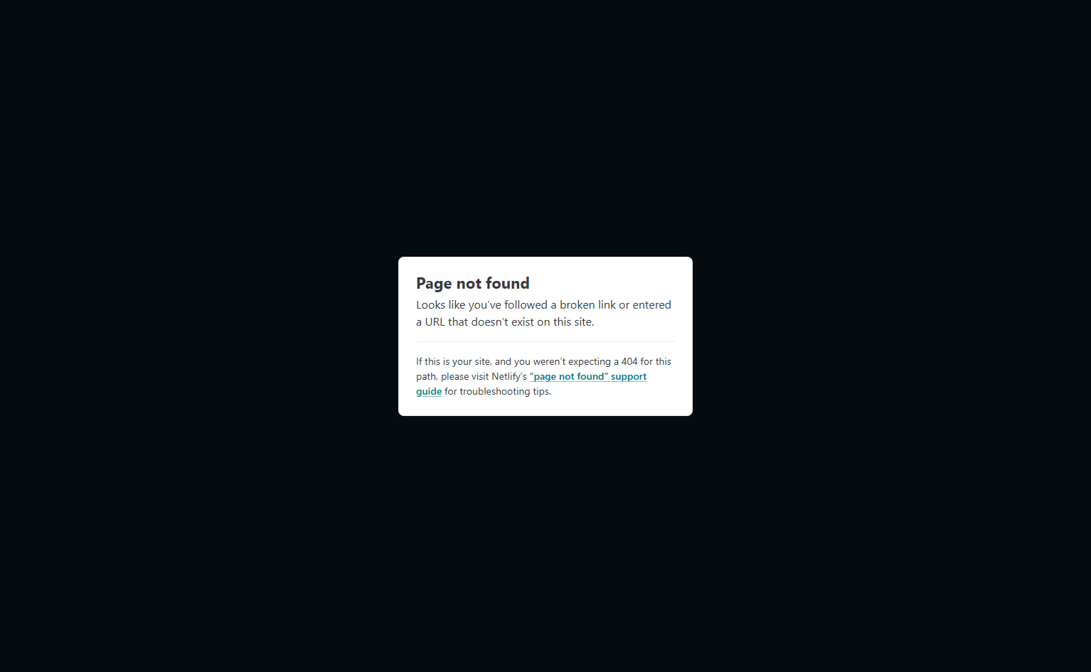 404 Error @Bannerbear