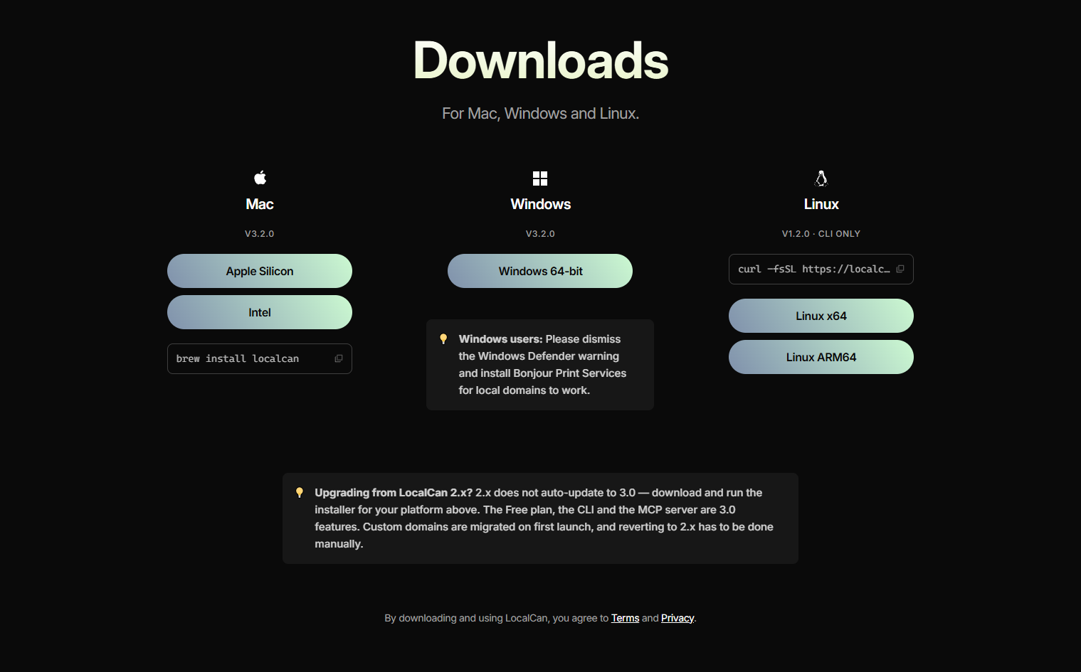 Download Page @LocalCan