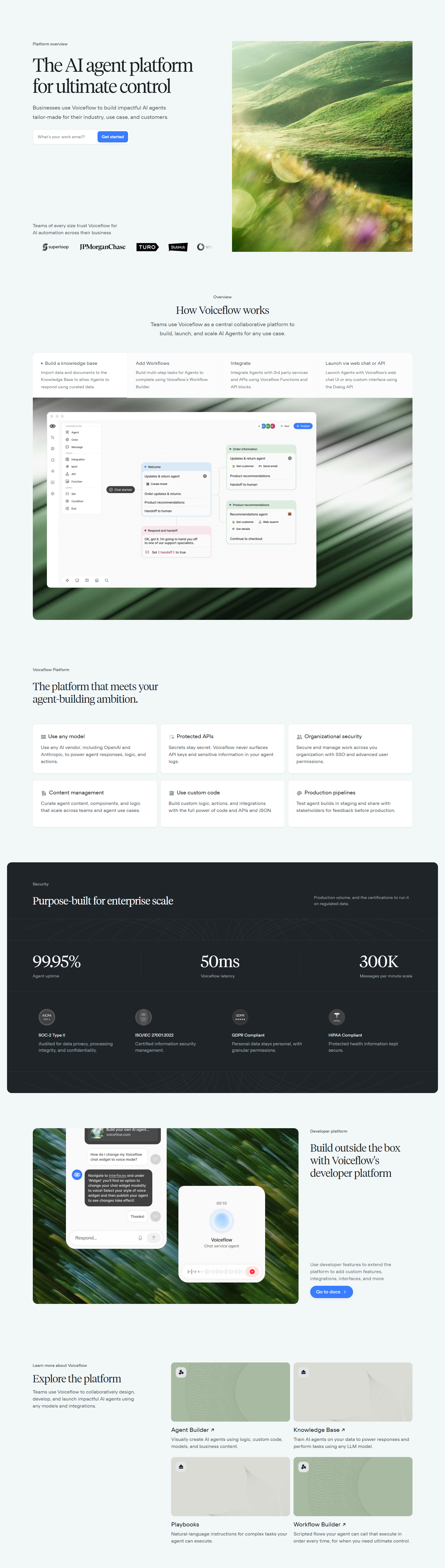 Product Page @Voiceflow